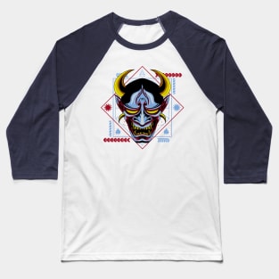 hanya oni mask Baseball T-Shirt